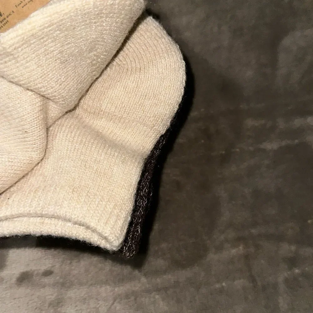 BORN Earth Tones Ivory Brown White US W 4-10 Super Soft Quarter Socks Pack of 4